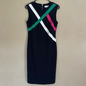 Beautiful, casual, black dress with a fun design